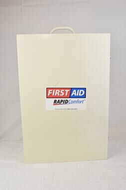 Metal First Aid Cabinet 4-Shelf Wall Mount – Steel Medical Storage